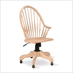 International Concepts Tall Windsor Continous Arm Chair with Base