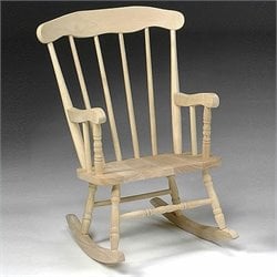 Intenational Concepts Unfinished Boston Rocker