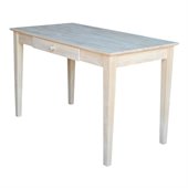 International Concepts Unfinished Writing Desk With Drawer