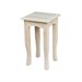 International Concepts 21" High Unfinished Tea Table