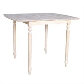 International Concepts Unfinished Square Counter Height Dining Table