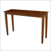 International Concepts Console Table in Cottage Oak