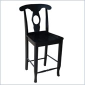 International Concepts Empire 24 Stool in Black