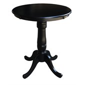 International Concepts 30 Round Counter Table in Black