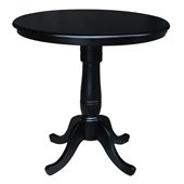 International Concepts 36 Round Counter High Table in Black