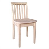 International Concepts Unfinished Kids Chair Set