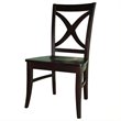 ADD TO YOUR SET: International Concepts Cosmopolitan Salerno Chair in Dark Walnut (set of 2)