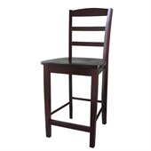 International Concepts Madrid 24 Stool in Rich Mocha