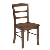 International Concepts Madrid Ladderback Chair in Oak (set of 2)