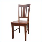 International Concepts San Remo Splat Chair in Cottage Oak (set of 2)