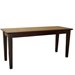 International Concepts Shaker Styled Bench in Rich Mocha