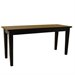International Concepts Shaker Styled Bench in Black