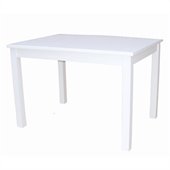International Concepts Mission Kids Table in Linen White