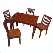 International Concepts 5 Piece Mission Table Set in Cottage Oak