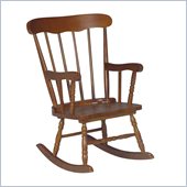 International Concepts Kids Rocker in Cottage Oak