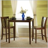 International Concepts 3 Piece San Remo Dining Set in Cottage Oak
