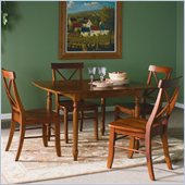 International Concepts 5 Pcs Butterfly Ext. Dining Set in Cottage Oak