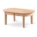 International Concepts Unfinished Phillips Oval Coffee Table