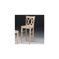 International Concepts 29" Double "X" Unfinished Stool