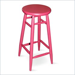 International Concepts 29" Roundtop Bar Stool in Red