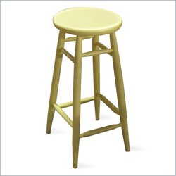 International Concepts 29" Round Top Bar Stool in Yellow