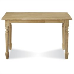 International Concepts Solid 30" x 48" Wood Top Table (Natural)