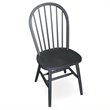 ADD TO YOUR SET: International Concepts Spindleback Windsor Wood Side Chair in Black Finish