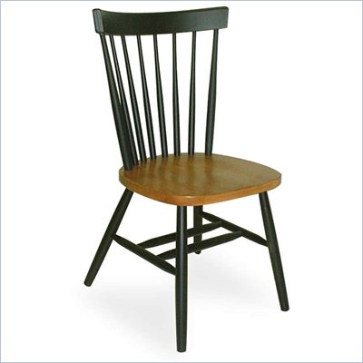 International Concepts Copenhagen Chair in Black and Cherry