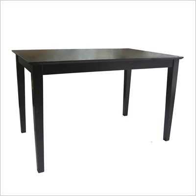 International Concepts Shaker Styled Table in Rich Mocha