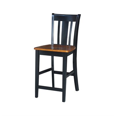 International Concepts San Remo 24" Stool in Black Cherry