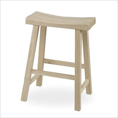Stools Unfinished on International Concepts 24 Unfinished Saddleseat Stool 1s 682