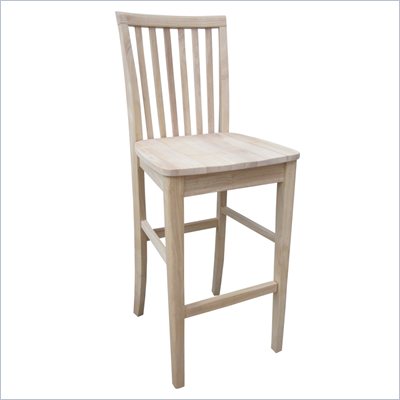 Unfinished Mission Style Furniture on International Concepts 30  Inch Mission Unfinished Stool   265 30