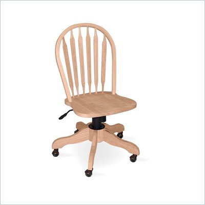 International Concepts Windsor Arrowback Chair with Swivel Base