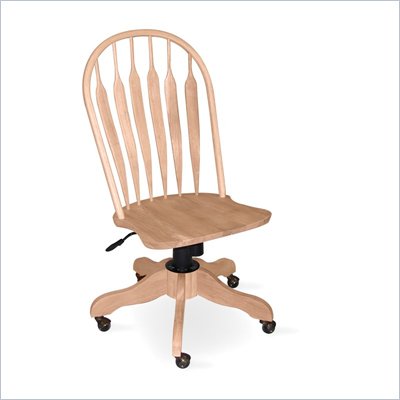 International Concepts Steambent Windsor Chair with Base