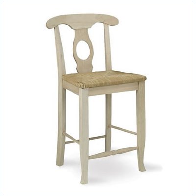 Stools Unfinished on International Concepts 24 Unfinished Empire Stool S 122