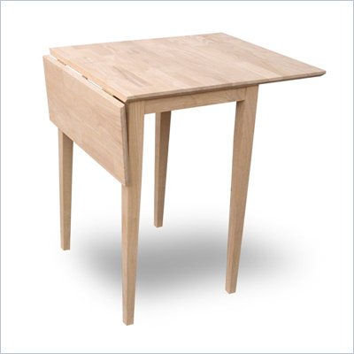 Unfinished Table on Concepts Unfinished Drop Leaf Casual Dining Table   T 2236d
