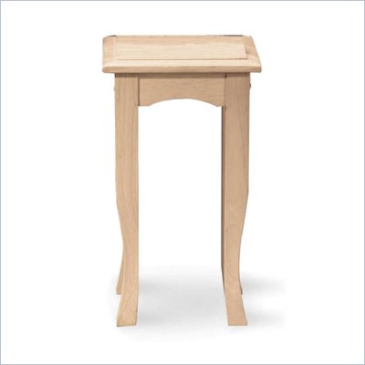 International Concepts 21" High Unfinished Tea Table
