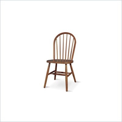International Concepts Tall Windsor Wood Side Chair in Soft Cherry Finish