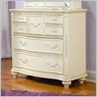ADD TO YOUR SET: Lea Jessica McClintock Romance 7 Drawer Single Dresser with Antique White Wood Finish