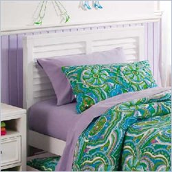 Lea Freetime Full Size Panel Headboard in Aspen White Finish