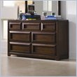 ADD TO YOUR SET: Lea Elite Expressions Kids 7 Drawer Double Dresser in Root Beer Cherry Finish