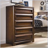 Lea Elite Expressions Kids 5 Drawer Chest in Root Beer Cherry Finish