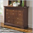 ADD TO YOUR SET: Lea Elite Classics 10 Drawer Bureau in Brown Cherry Finish
