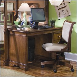 Lea Elite Classics Student Wood Computer Desk in Brown Cherry