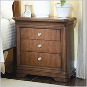 Lea Elite Classics Nightstand in Brown Cherry Finish
