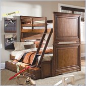 Lea Elite Classics Bunk Bed in Medium Brown Cherry Finish