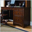 ADD TO YOUR SET: Lea Elite Crossover Wood Top Desk in Burnished Cherry Finish