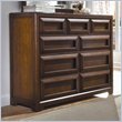 ADD TO YOUR SET: Lea Elite Expressions Kids 9 Drawer Double Dresser in Root Beer Cherry Finish
