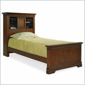 Lea Elite Classics Twin Bookcase Bed in Medium Brown Cherry Finish