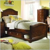 Lea Elite Rhapsody Panel Bed in Cherry Finish